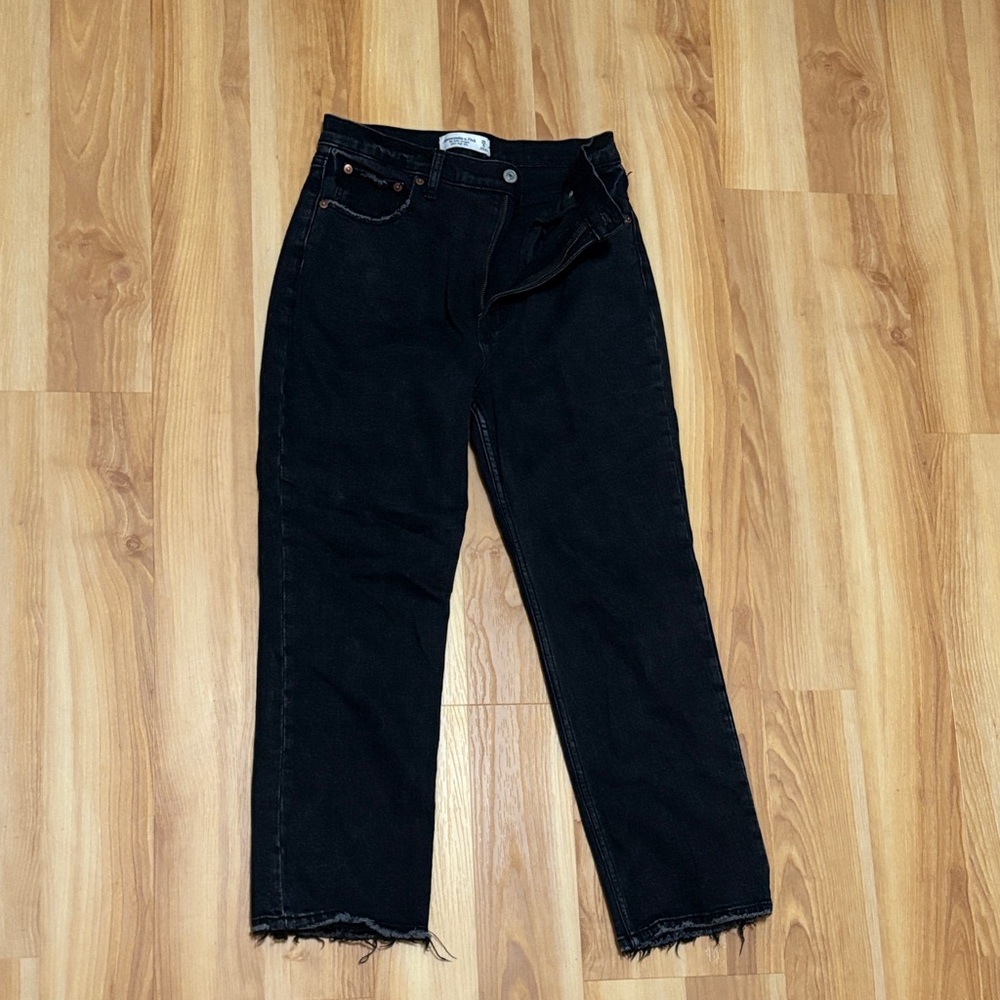 Abercrombie & Fitch Black Denim Pants
